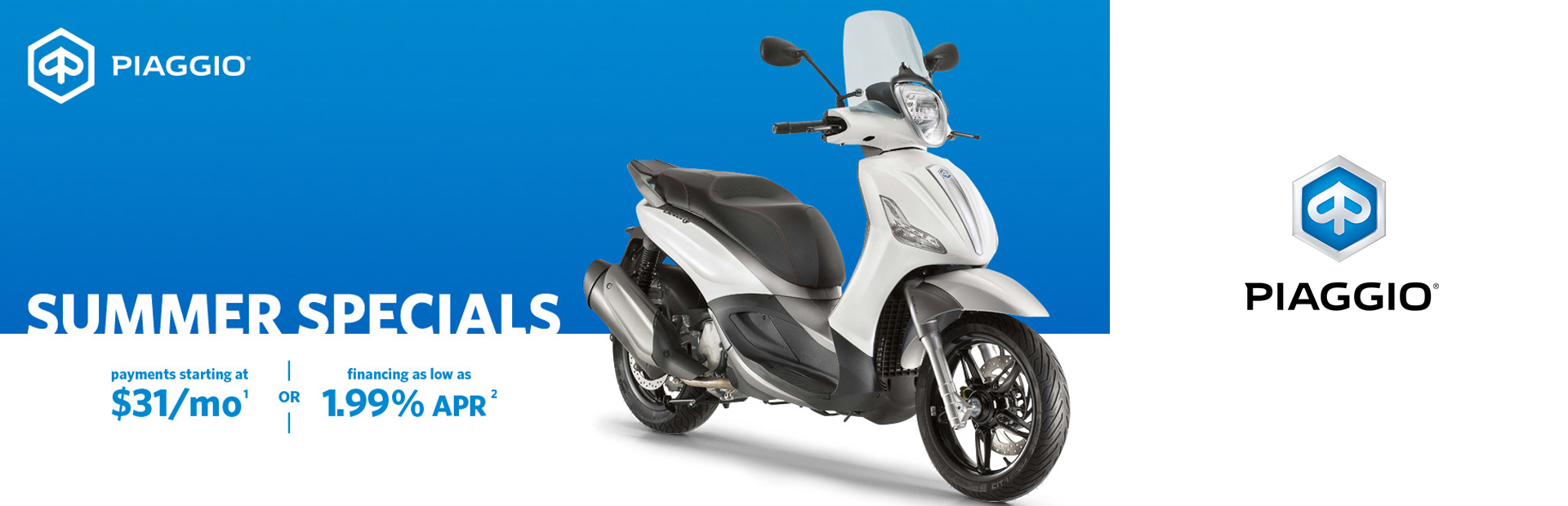 Piaggio: Summer Specials
